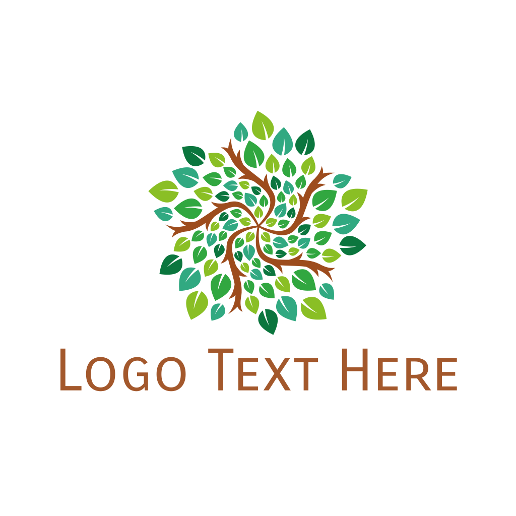 Leafy Star Tree Logo | BrandCrowd Logo Maker | BrandCrowd