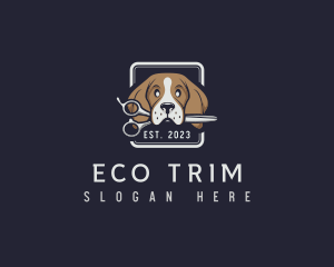 Dog Puppy Groomer logo design