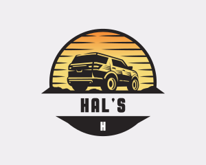 Transportation - SUV Car Transportation logo design