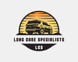 SUV Car Transportation logo design