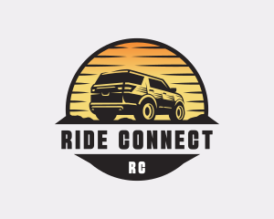 SUV Car Transportation logo design