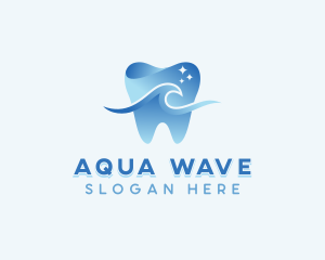 Wave Tooth Dentist logo design