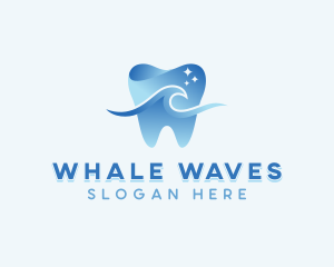 Wave Tooth Dentist logo design