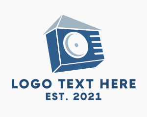 Exhaust - Home Aircon Repair logo design