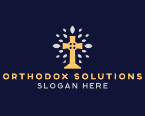 Orthodox - Holy Cross Religion logo design