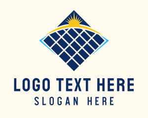 Solar - Solar Panel Energy logo design
