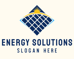 Solar Panel Energy logo design