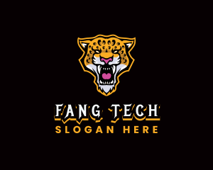 Fang - Fierce Leopard Gaming logo design