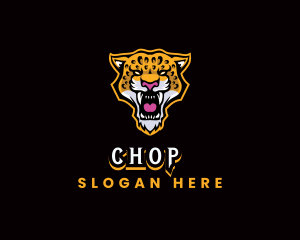 Cat - Fierce Leopard Gaming logo design