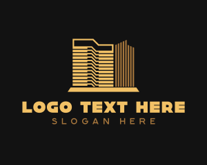 Real Estate - Real Estate Building Contractor logo design