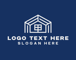 Leasing - Roof Builder Real Estate logo design