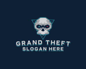 Character - Skull Gaming Esports logo design