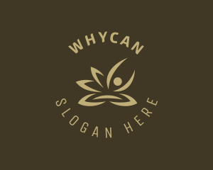 Yogi - Yoga Wellness Flower logo design