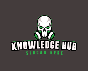Skull Gas Mask Logo