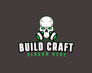 Skull Gas Mask logo design