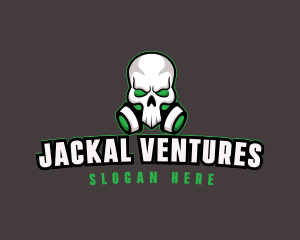 Skull Gas Mask logo design