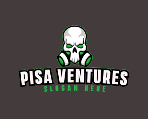 Skull Gas Mask logo design