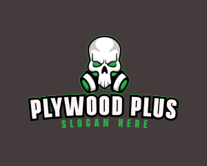 Skull Gas Mask logo design