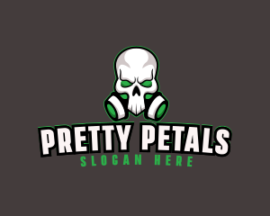 Skull Gas Mask logo design