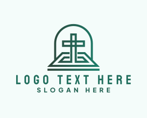 Religious Altar Cross Logo