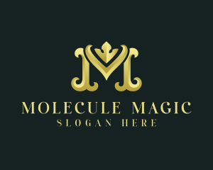 Fashion Luxury Letter M  logo design