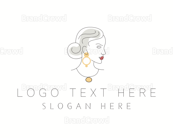 Luxury Fashion Lady Logo