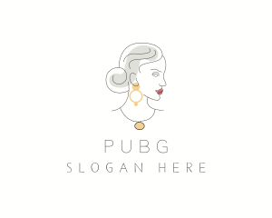 Luxury Fashion Lady  Logo