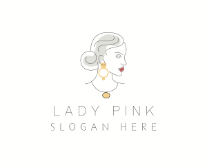 Luxury Fashion Lady  logo design