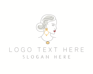 Luxury Fashion Lady  Logo