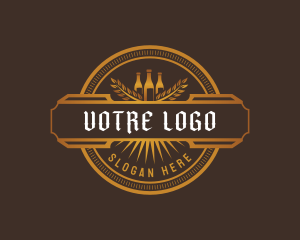 Beer Brewery Liquor Logo