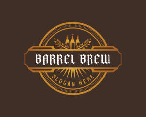 Beer Brewery Liquor logo design