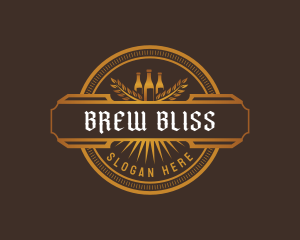 Beer Brewery Liquor logo design