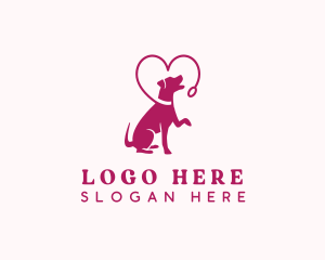 Dog Heart Leash Logo