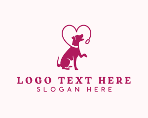 Dog Heart Leash Logo