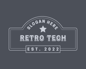 Retro Star Business logo design