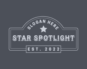 Retro Star Business logo design