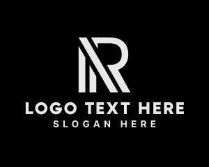 Organization - Modern Geometric Business Letter R logo design