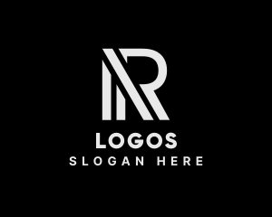 Organization - Modern Geometric Business Letter R logo design