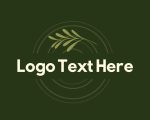 Relaxation - Herbal Agriculture Ecology logo design