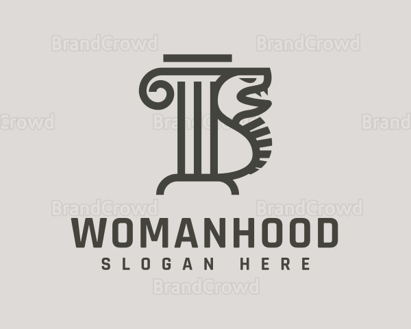 Paralegal Column Snake Logo