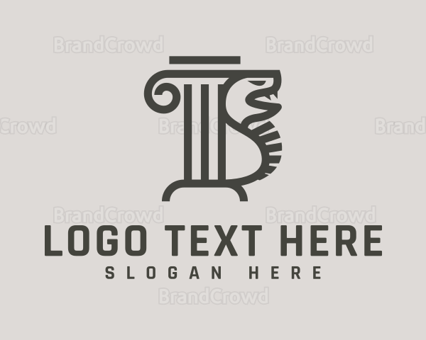 Paralegal Column Snake Logo