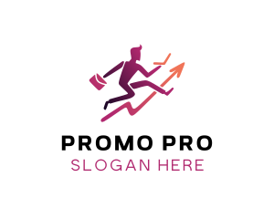 Promotion - Work Employee Growth logo design