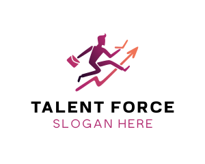 Workforce - Work Employee Growth logo design