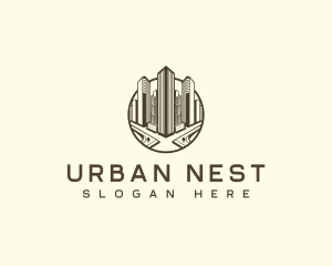 Apartment - Building Apartment Tower logo design