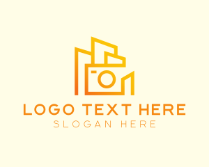 Digicam - Modern Camera Building logo design