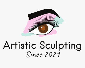 Eyebrow Eyelashes Salon  logo design