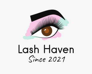 Eyebrow Eyelashes Salon  logo design