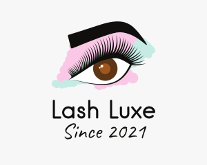 Eyebrow Eyelashes Salon  logo design