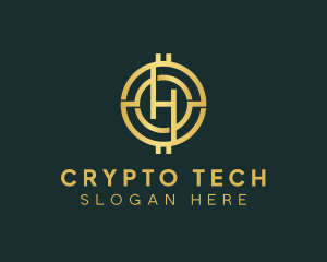 Crypto - Crypto Financial Investment logo design