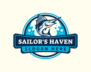 Sailfish Ocean Fishing logo design